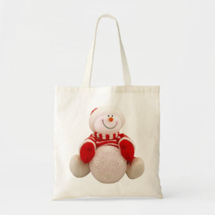 Winter Teddy Bear Design Tote Bag
