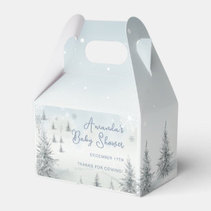 Winter Thanks Its Cold Outside Boy Baby Shower Favour Box