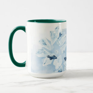 Winter Thaw Blue Icicle Personalised Mug