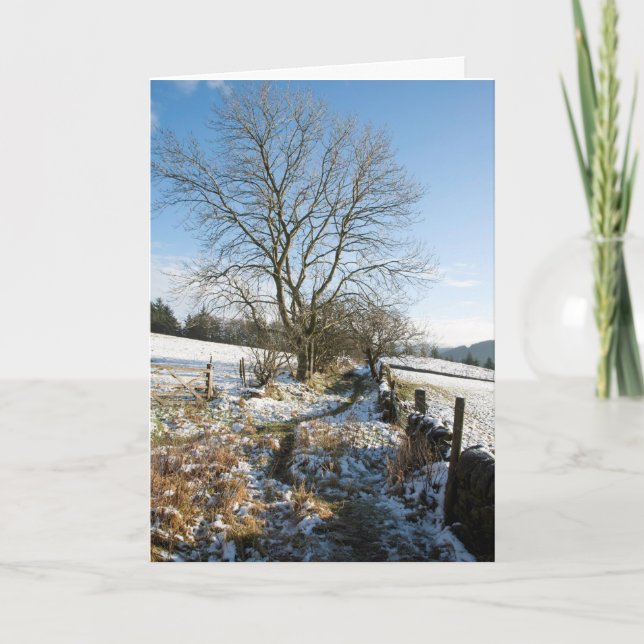Winter The Macclesfield Forest Card (Front)