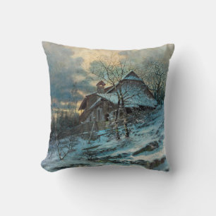Winter Theme by Angyal Vojtech Cushion