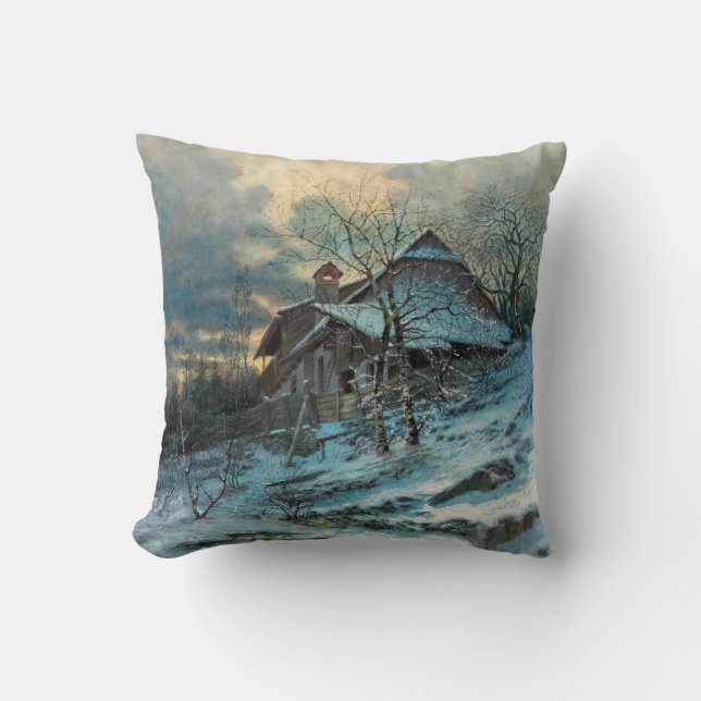 Winter Theme by Angyal Vojtech Cushion (Front)