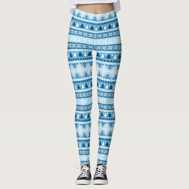 Winter Themed Leggings (Front)