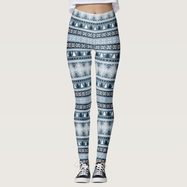 Winter Themed Leggings (Front)