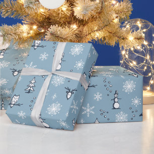 Winter Things Wrapping Paper - Sky, Dusk, Snow