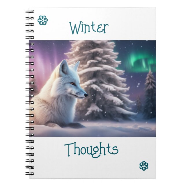 Winter Thoughts  Notebook (Front)
