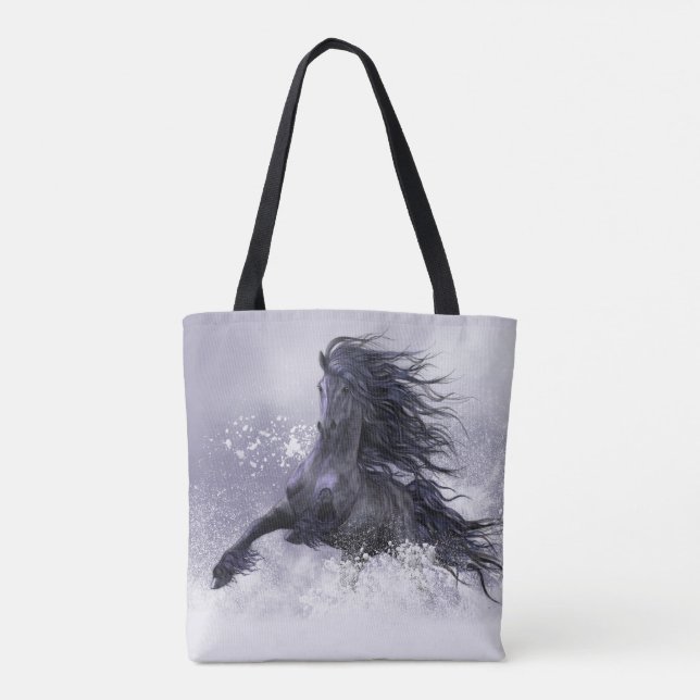 Winter Thunder Tote Bag (Back)