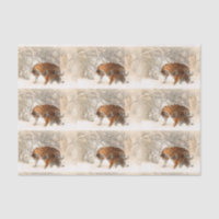 Winter Tigers tissue paper