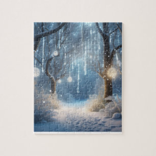 Winter Time in the Forest Jigsaw Puzzle