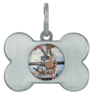 Winter Time Pet Name Tag