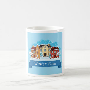Winter Time Snowing Coffee Mug