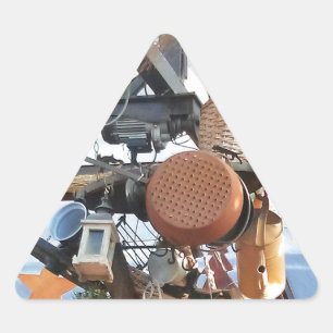 Winter Time Triangle Sticker