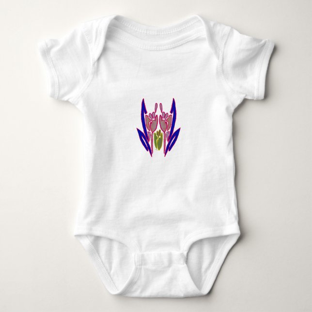 Winter Timings Beautiful Amazing Lovely colours Ar Baby Bodysuit (Front)