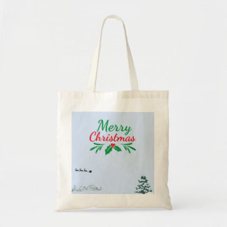 Winter Tote Bag,sachet.Merry Christmas Image.