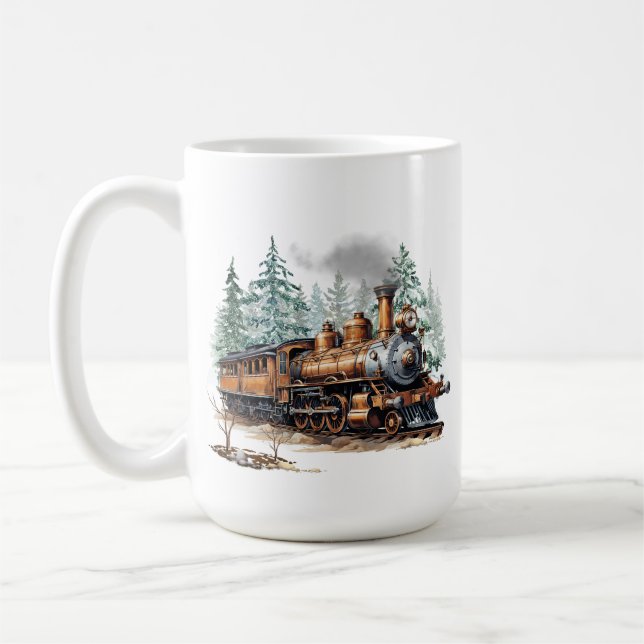 Winter Train Mug (Left)