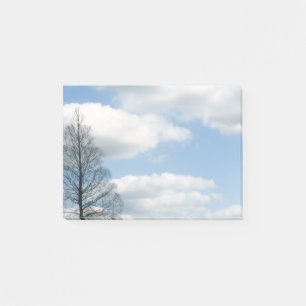 Winter Tree Blue Cloud Sky Post-it Notes