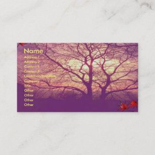 Winter Tree Business Card