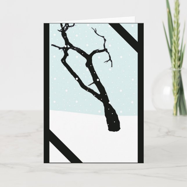Winter Tree Card (Front)