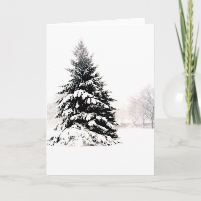 Winter Tree Card (Front)
