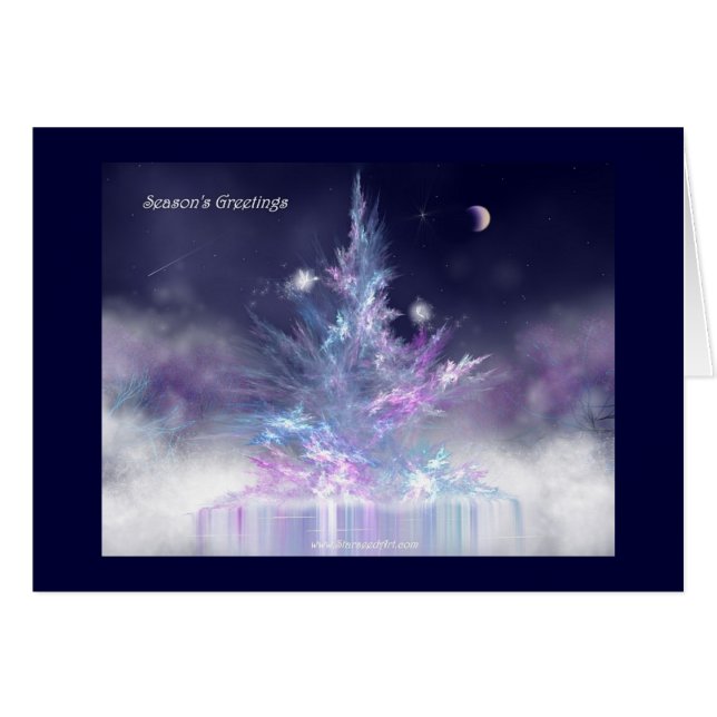 Winter Tree Card (Front Horizontal)