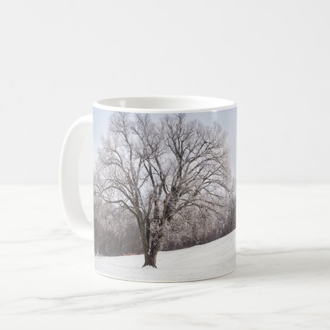 Winter Tree Coffee Mug (Front Left)