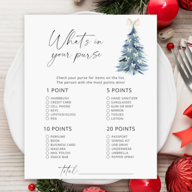 Winter tree modern game What's in your purse (Creator Uploaded)