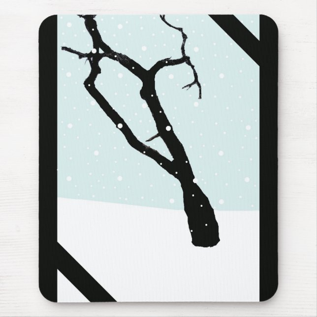 Winter Tree Mousepad (Front)