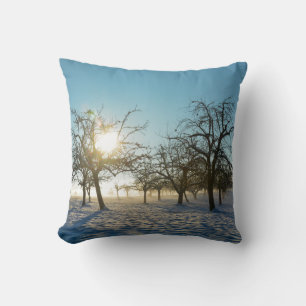 Winter Tree `s by sunrise - - Cushion
