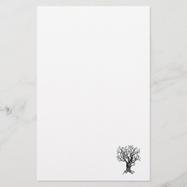Winter Tree Stationery (Front)