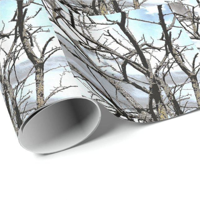WINTER TREE WRAPPING PAPER (Roll Corner)