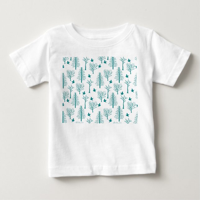 Winter Trees Baby T-Shirt (Front)