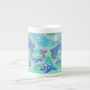 Winter Trees bone china mug
