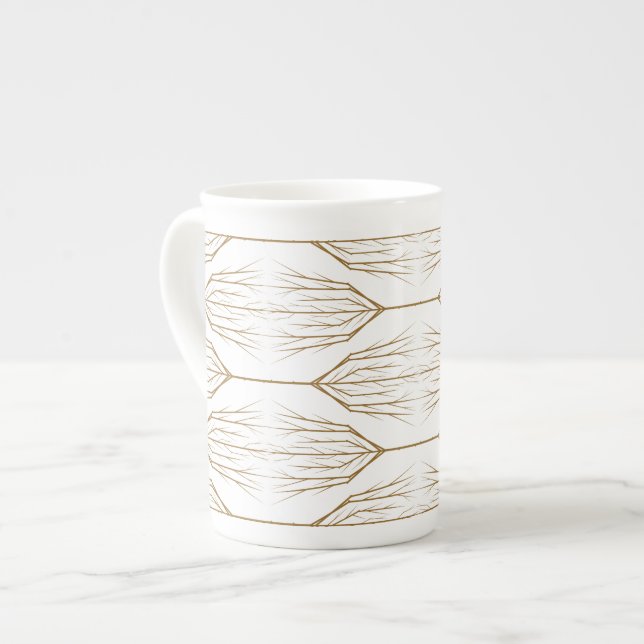 Winter Trees Bone China Mug (Front Left)