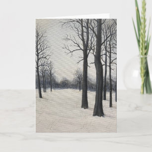 Winter Trees Card
