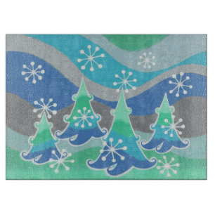 Winter Trees cutting board