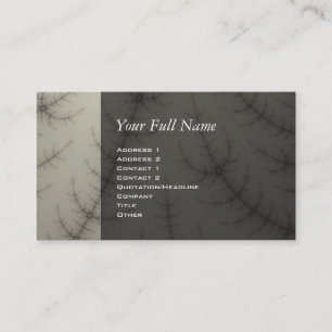 Winter Trees Fractal Business Card