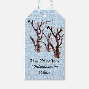 Winter Trees in Snow Gift Tags