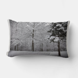 Winter Trees Lumbar Cushion