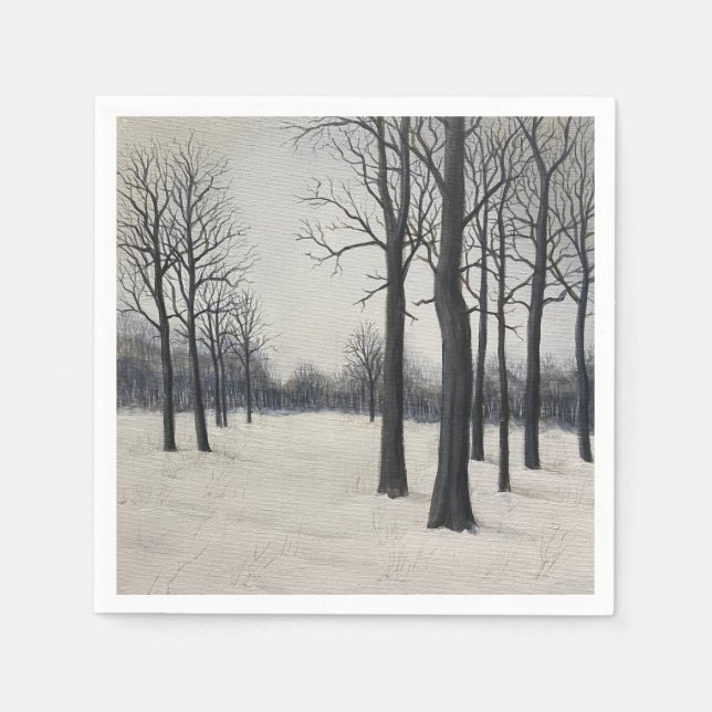 Winter Trees Napkin (Front)