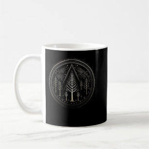 Winter Trees Outdoors Nature Forrest Art Graphic Coffee Mug