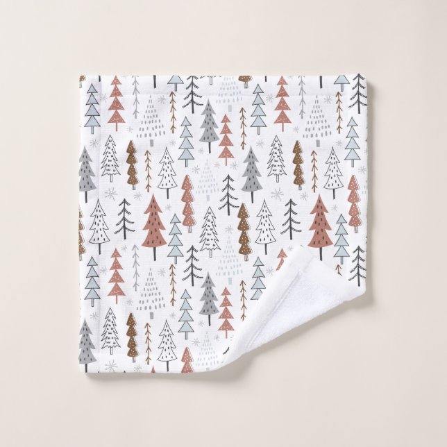 Winter Trees Wash Cloth (Wash Cloth)