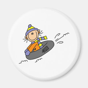 Winter Tubing Magnet