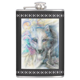 Winter Unicorn Flask