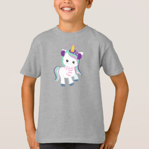 Winter Unicorn, Magic Unicorn, Cute Unicorn, Scarf T-Shirt