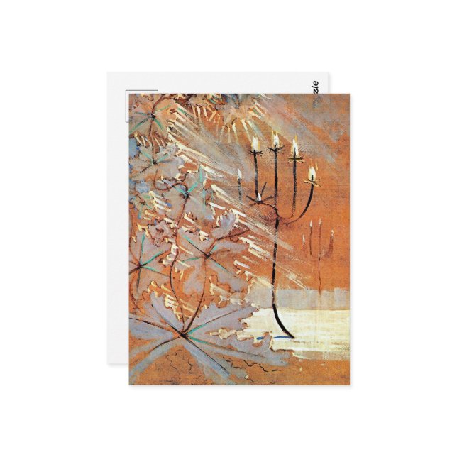 Winter (V) famous painting Postcard (Front/Back In Situ)