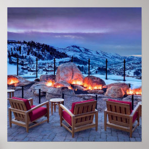 Winter Vacation Wall Art Poster