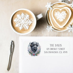 Winter Vibes American Buffalo - Return address  Label