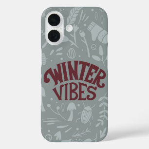 Winter Vibes Cosy Nature iPhone 16 Case