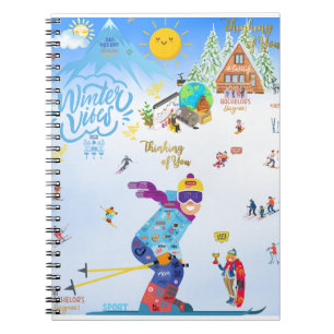 Winter Vibes Notebook