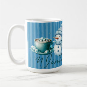  Winter vibes snowman boots seasonal Coffee Mug